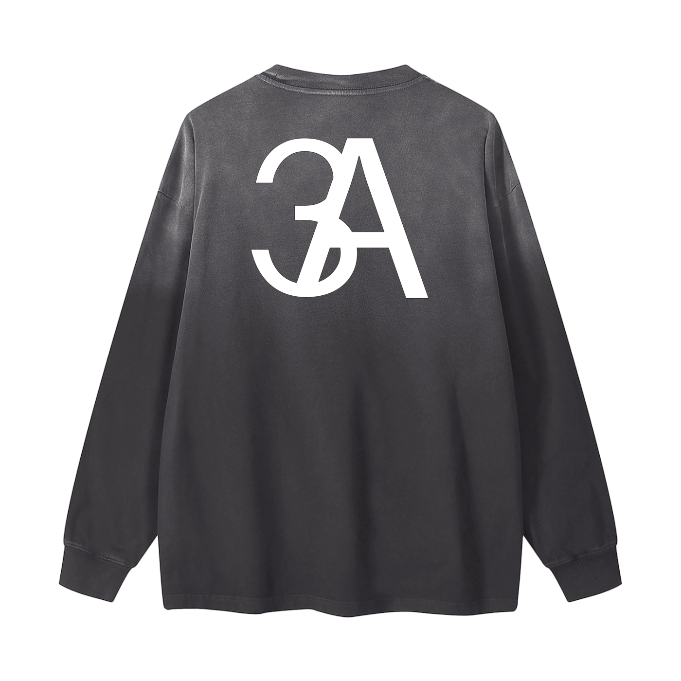 3A Gradient Washed Long Sleeve T-Shirt
