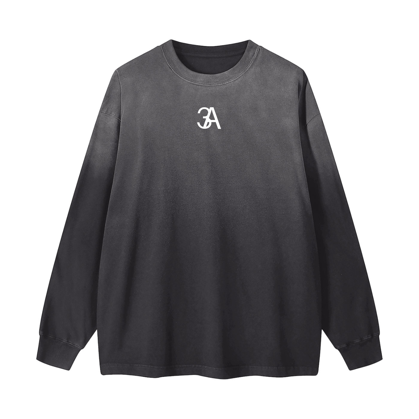 3A Gradient Washed Long Sleeve T-Shirt